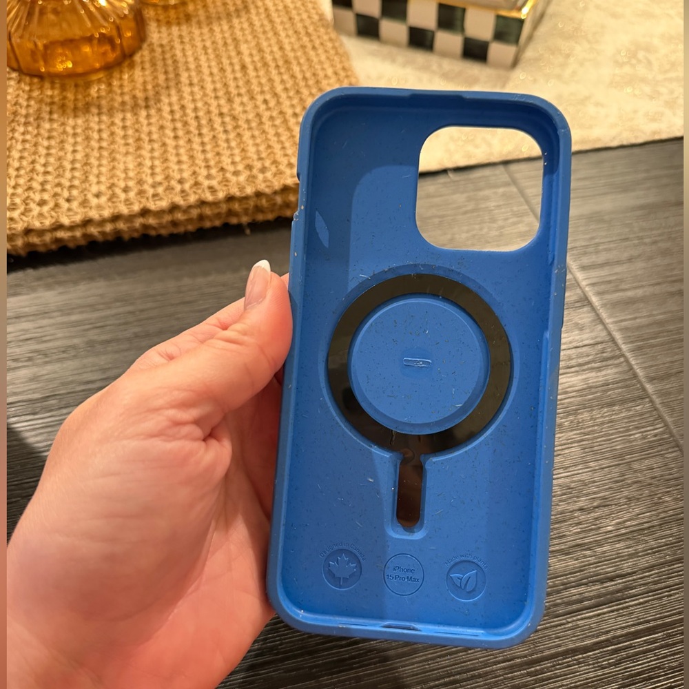 Eco-Friendly Blue iPhone Case